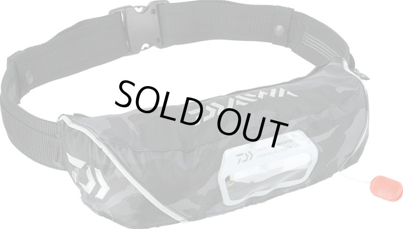 画像3: ダイワ DF-2222（インフレータブルライフジャケット （ウエストタイプ自動・手動膨脹式）） (3)