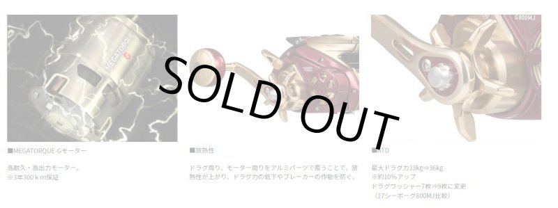 画像2: [再入荷]ダイワ シーボーグ G800MJ (2)