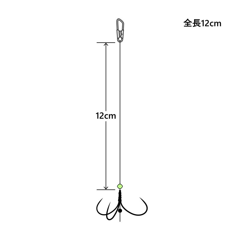 画像4: がまかつ F1カットウ鈎 速攻(仕掛け) (4)