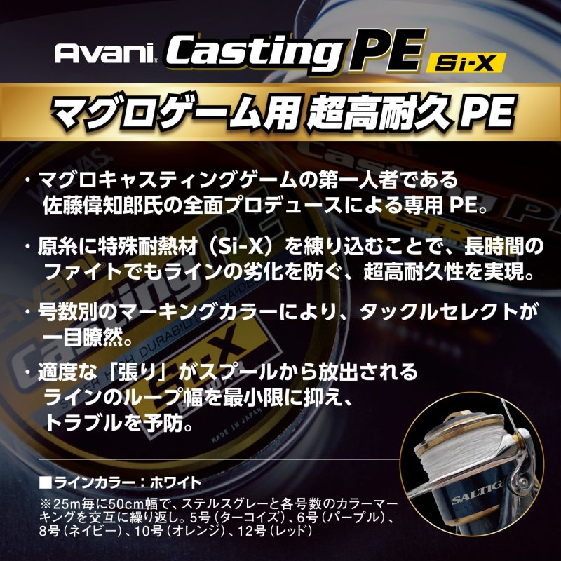 画像2: バリバス アバニ キャスティングPE Si-X X8 (2)