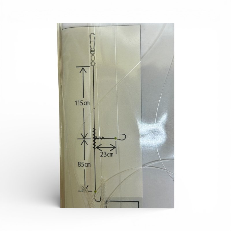 画像2: アマノ釣具 ライトシマアジ仕掛け房総用 から鈎仕様 8-4-2m (2)