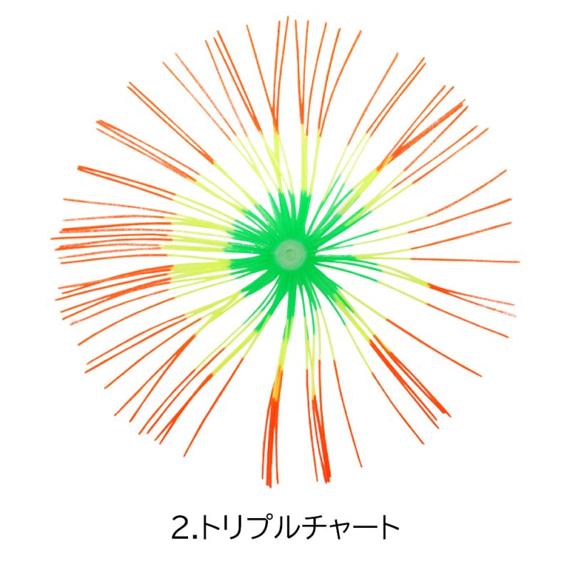 画像3: [新入荷]ハヤブサ　P331集魚パーツ　寄せ寄せラバー　1セット (3)