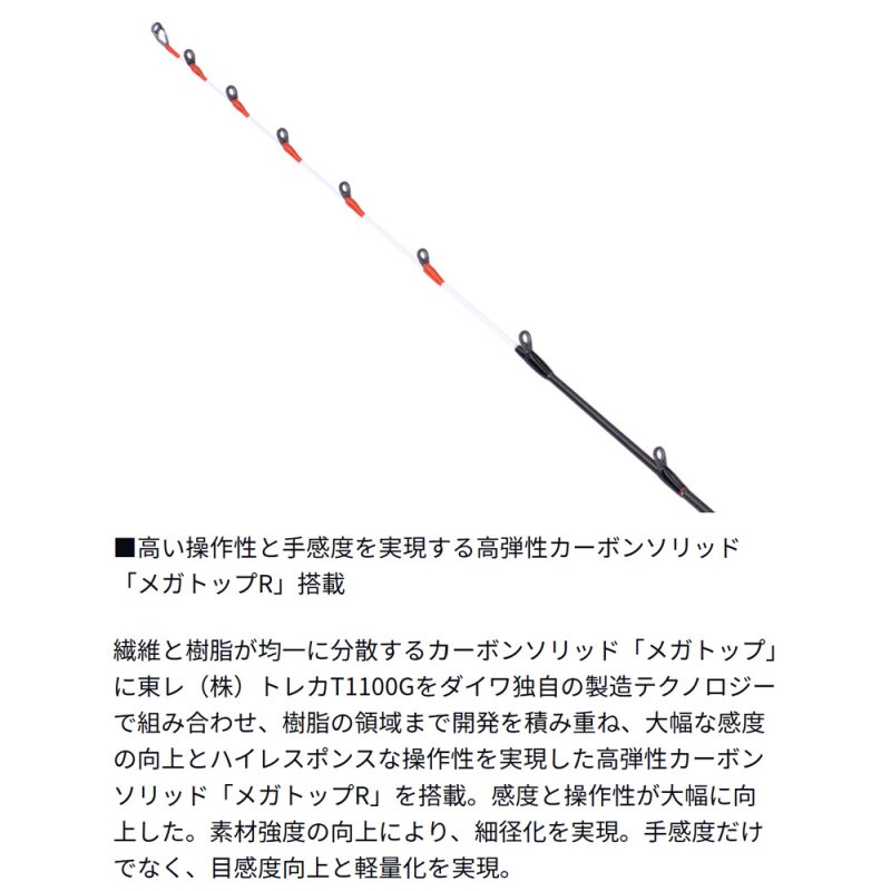 画像3: [予約受付中|7月発売予定]ダイワ　瞬鋭テンヤタチウオEX R-SPEC　82-170 (3)