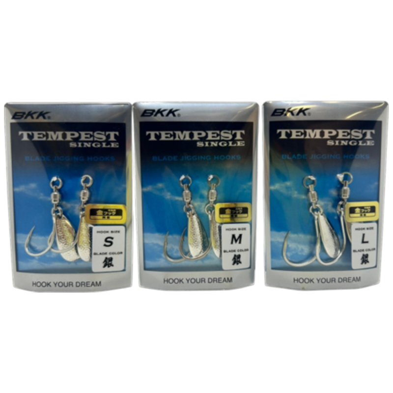 画像1: [新入荷]BKK　TEMPEST SINGLE（ブレードジグ専用フック） (1)