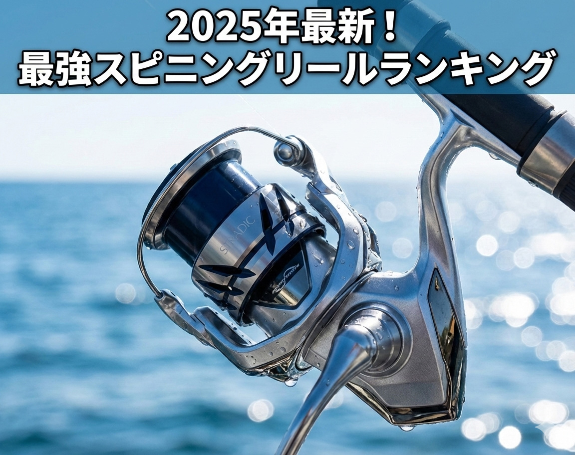 2025年おすすめのスピニングリール