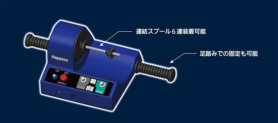現金超特価!!銀行振込のみ!] ハピソン 電動ラインワインダー YH-800 